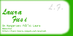 laura fusi business card